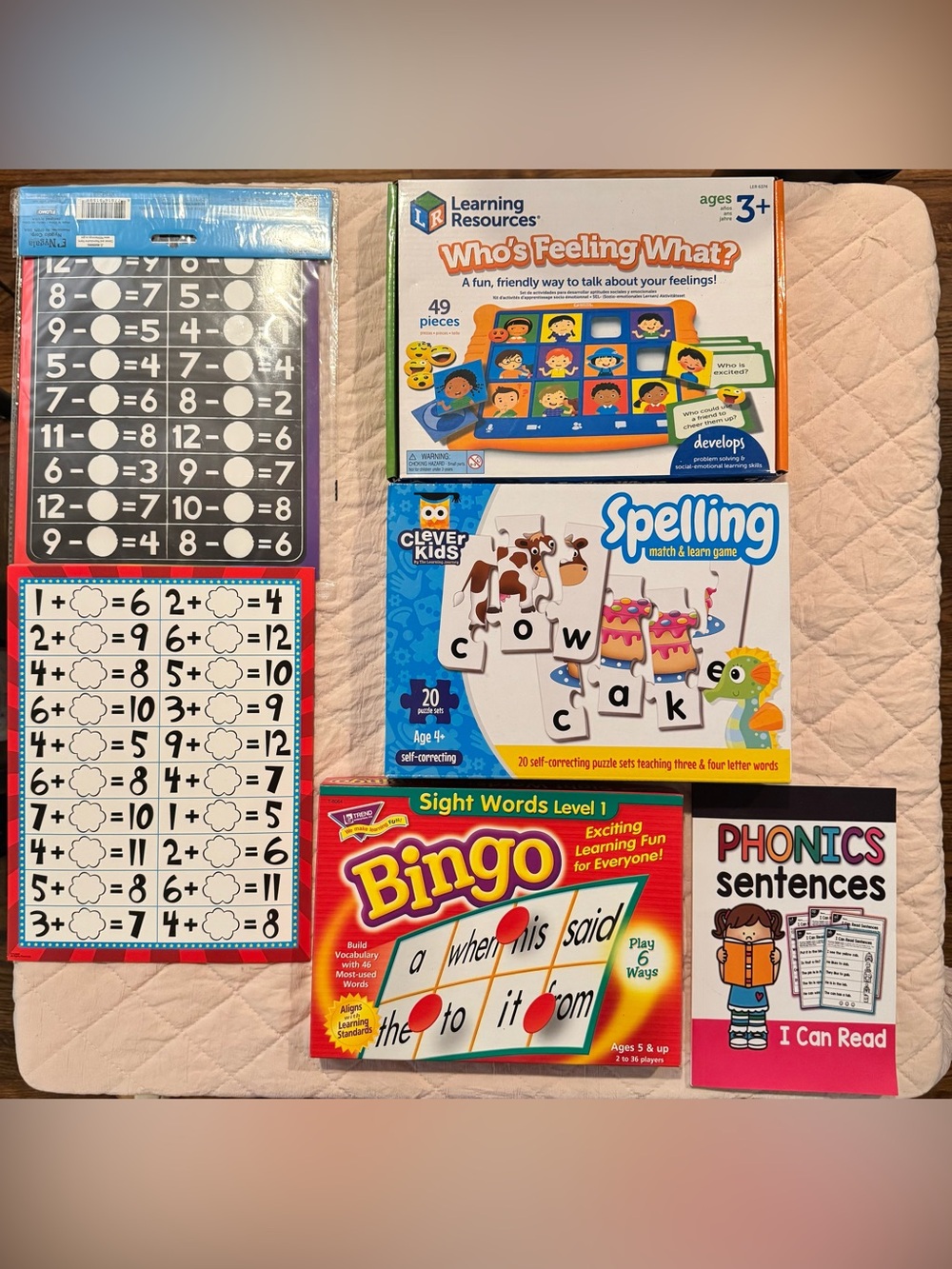 Learning Resources Set of 6 Teaching Games For Multiple Learning Tools